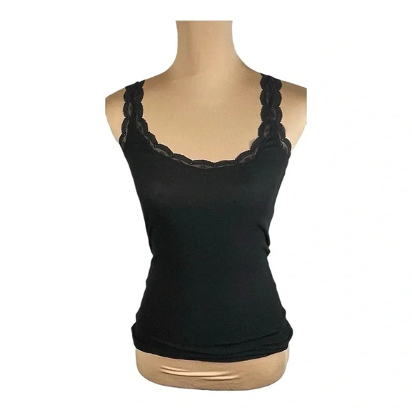 Bundle Of 3 Black Tank Tops American Eagle/Hollister XS/S - Picture 2 of 13